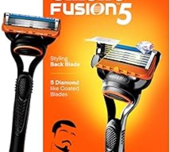 Gillette Fusion 5 Men’s Razor With Microfin Skin Guard For Perfect Shave & Perfect Beard Shape, 1 Co