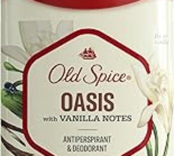 Old Spice Antiperspirant & Deodorant for Men, Oasis Scent with Vanilla Notes, 2.6 oz