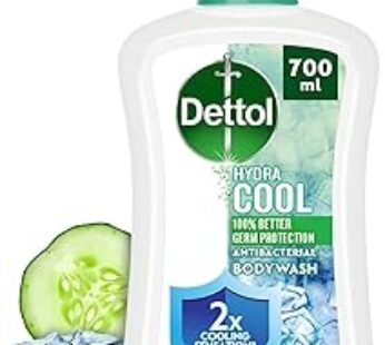 Dettol Hydra Cool Showergel & Bodywash, Cucumber & Icy Menthol Fragrance for Effective Germ Protection & Personal Hygiene,…