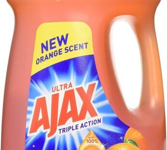 Ajax 4953423133281 Ultra Triple Action Liquid Dish Soap, Orange, 2-Pack, 90 Fl Oz (Pack of 2), 180