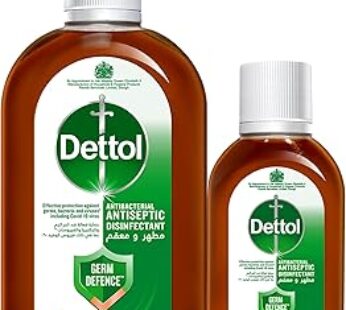 Dettol Antiseptic Antibacterial Disinfectant Liquid for Effective Germ Protection & Personal Hygiene, Used in Floor Cleani…