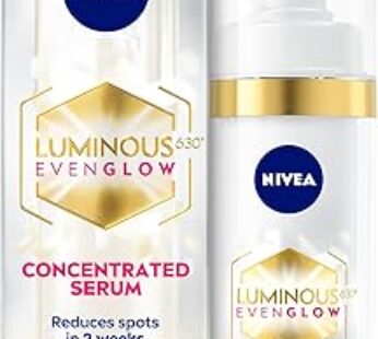 NIVEA LUMINOUS630 Even Glow Concentrated Face Serum, Reduces Spots in 2 Weeks, Brighter and Glowing