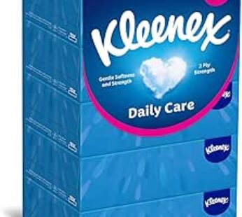 Daily Care Facial Tissue – Pack Of 5 Boxes, 150 Sheets X 2 Ply