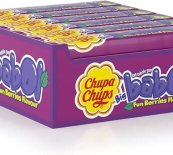 Chupa Chups Fun Berries. Flavour Big Babol Soft Bubble Gum, 24 X 27 Gm