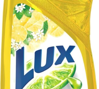 LUX Dishwash Liquid, for sparkling clean dishes, Lemon, tough on grease & mild on hands, 400ml