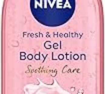 NIVEA Rose Water Gel Body lotion, Soothing Care for 24H hydration, Non-Sticky & fast absorbing Body