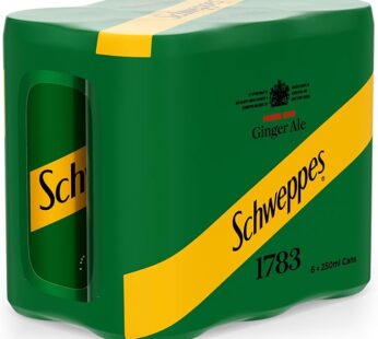 Schweppes Premium Mixer Ginger Ale 6 x 250ml