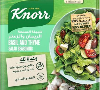 KNORR Salad Seasoning, For Tasty Salads, Basil with Thyme, 10g