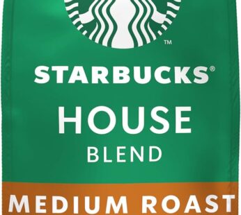 Starbucks House Blend Medium Roast Ground Coffee 200g