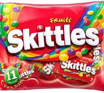 Skittles Candy Coated Chewy Lens Fruit 11 x 18g