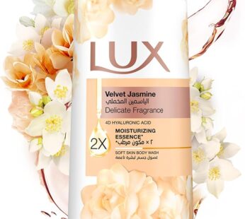 Lux Delicate Fragrance Body Wash, Velvet Jasmine, 2x Moisturizing Essence, with 4D Hyaluronic Acid,