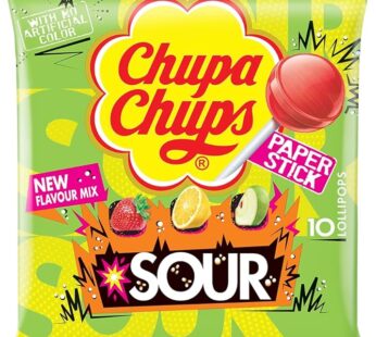 Chupa Chups Sour Lollipop Candy 120g