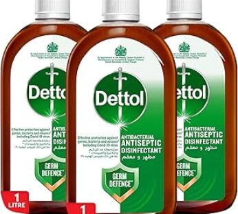 Dettol Antiseptic Antibacterial Disinfectant Liquid for Effective Germ Protection & Personal Hygiene, Used in Floor Cleani…