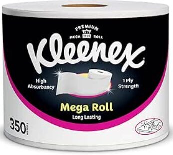 Kitchen Paper Towel, Mega Roll Tissue, 1 Roll x 350 Meters, High Absorbency for Multi Purpose