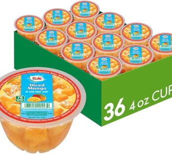 Dole Diced Mango in Juice, 36 4 oz Cups