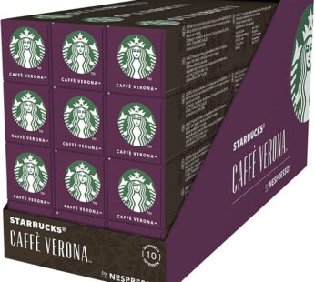 Starbucks Caffe Verona by Nespresso, 1.94 oz ? 55 g, 12 Pack