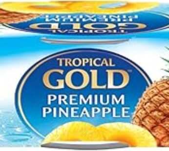 Dole Tropical Gold Pineapple Slices in Juice – 3 Count/227g