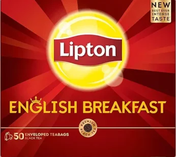 English Breakfast Tea, 50 Lipton Tea Bags