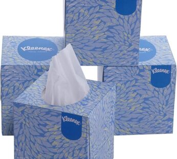 Kimberly-Clark 60042 Facial Tissue Cube Box, 80 Pulls Per Box, 2 Ply, 4 Box Combo