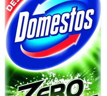 Domestos Zero Limescale Lime Toilet Cleaner eliminates 99.9% of germs* limescale remover 750 ml