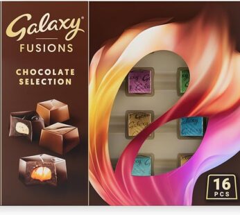 Galaxy Fusions Chocolate Selection 180.8g Chocolate Gift Box, 16 Pieces of Chocolate Covered Filling