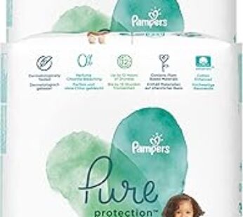 Pampers Pure Protection Dermatologically Tested Diapers, Size 5, +11Kg, 48 Diaper Count, Pack Of 2 P