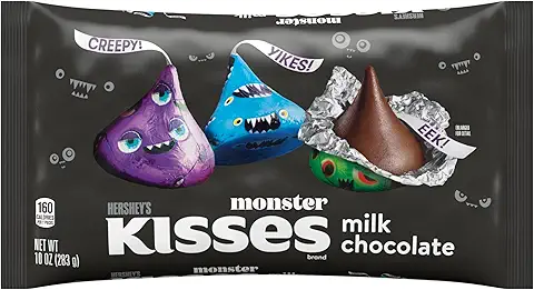 Milk Chocolate Monster Foil, Halloween Candy Bag 283g