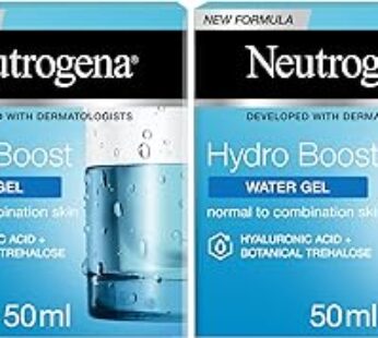 Neutrogena Hydro Boost Water Gel, Water Based Face Cream Light Gel, Hyaluronic Acid Face Cream for I