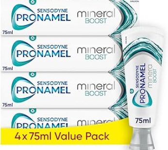 Sensodyne Pronamel Mineral Boost Toothpaste For Enamel Repair, 4×75