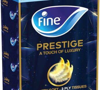 Prestige Facial Tissue boxes, 5 Packs of 96 sheets x 3 Ply