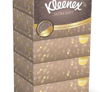 Ultra Soft Premium Facial Tissues, Pack of 5 Boxes 96 Sheets X 3 Ply