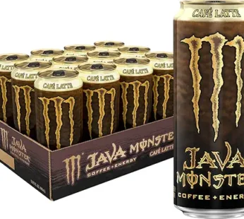 Monster Energy Java Caffe Latte 15 Ounce Pack Of 12