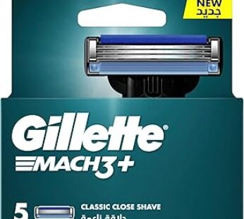 Gillette Mach3+ Blade refills , 5 Count