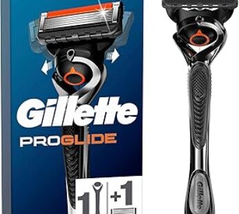 Gillette ProGlide Men’s Wet Razor + 1 Razor Blade with 5 Blades Gift for Men