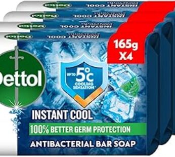 Dettol Cool Anti-Bacterial Bathing Soap Bar for effective Germ Protection & Personal Hygiene, Protec