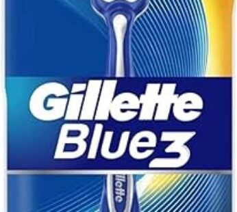 Gillette Blue3 Men’s Disposable Razors 6pcs + 2