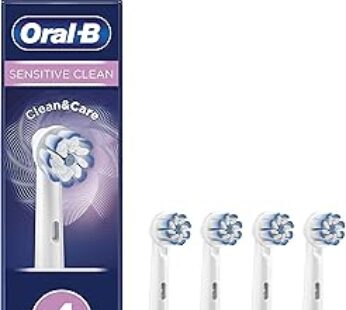 Oral-B Sensitive Clean Electric Toothbrush Head with Clean & Care Technology, Extra Soft Bristles fo