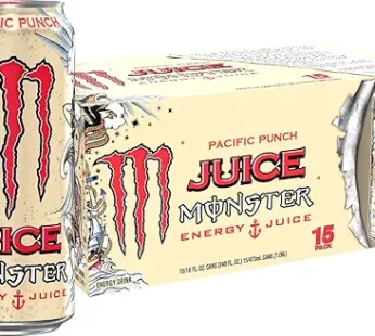 Monster Energy Pacific Punch 16 Ounce Pack Of 15