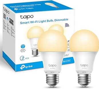 Tapo TP-Link Smart Bulb, Smart Wi-Fi LED Light, E27, 8.7W, Energy saving, Works with Amazon Alexa an