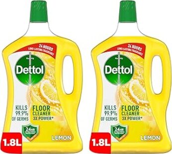 Dettol Lemon Antibacterial Power Floor Cleaner With 3 Times Powerful Cleaning (Kills 99.9% Of Germs)