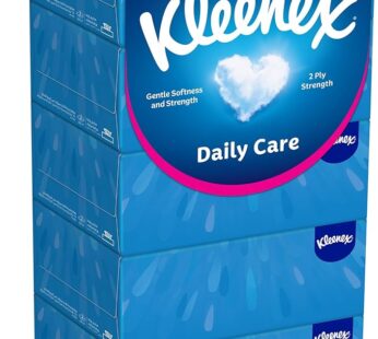 Daily Care Facial Tissue – Pack Of 5 Boxes, 170 Sheets X 2 Ply (50%)