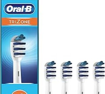 Oral-B Trizone Head, Pack of 4, White, Old