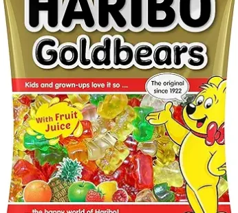 GoldBears Gummy Bears Candy With Fruit Juice, 160 Grams