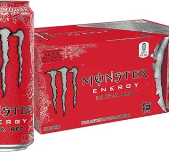 Monster Ultra Red 16 Ounce Pack Of 15