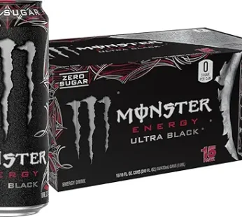 Monster Ultra Black 16 Ounce Pack Of 15