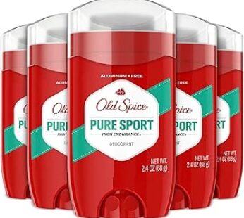 Old Spice Pure Sport Deodorant, 2.4 Ounce (Pack of 5)