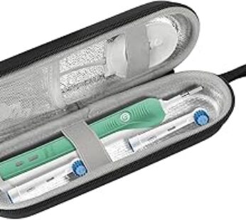 ProCase Electric Toothbrush Travel Case with Mesh Pocket Organises Accessories for Most Electric Too