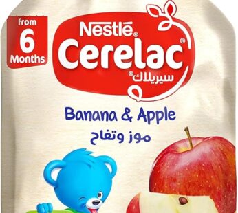 Cerelac Nestle Cerelac Fruits Puree Pouch Banana Apple, 90G