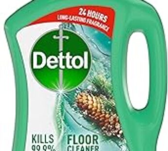 Dettol Pine Antibacterial Power Floor Cleaner with 3 times Powerful Cleaning (Kills 99.9% of Germs), 3L