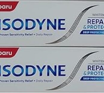 Sensodyne Repair and Protect Whitening Toothpaste, Toothpaste for Sensitive Teeth and Cavity Prevent